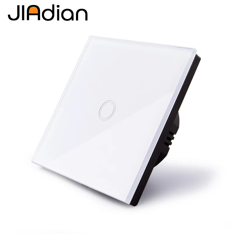 JIADIAN стандарт ЕС сенсорный выключатель света Роскошный белый/золотой/Черный