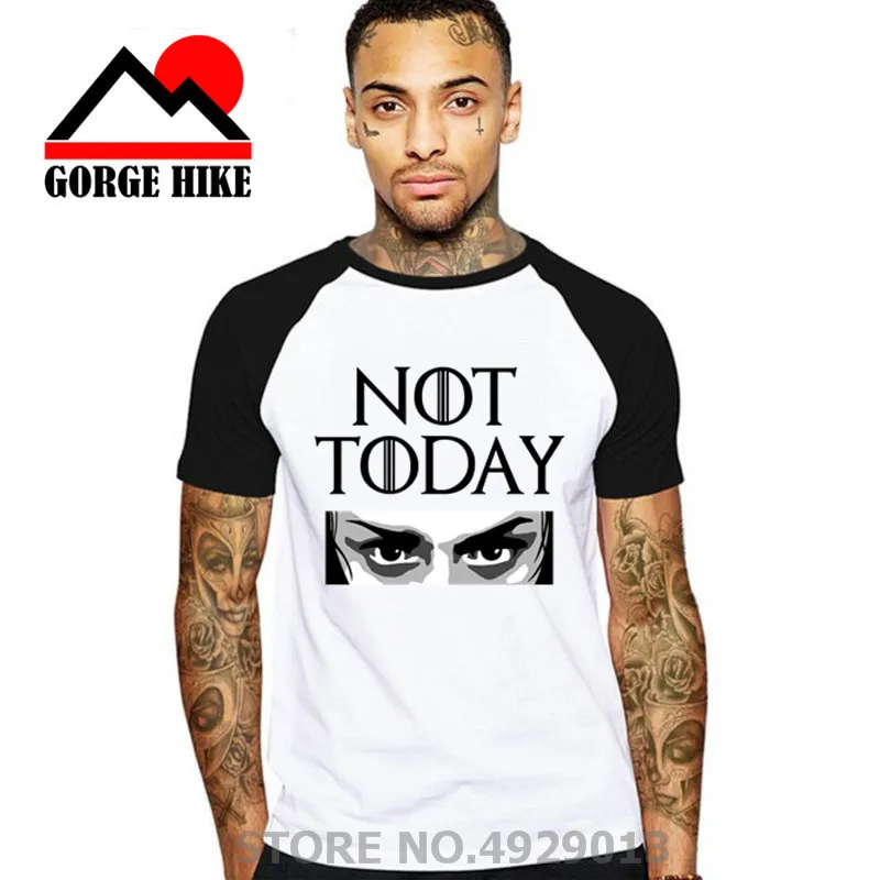 Не сегодня Arya простая футболка с буквенным принтом Старк для женщин Nope Not Today