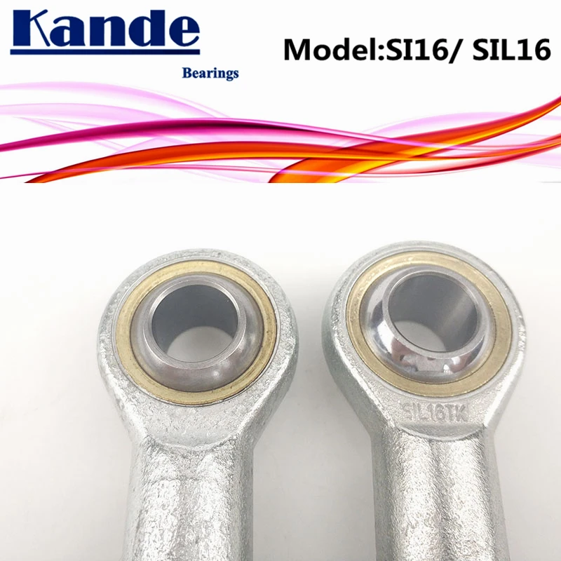 Kande подшипники PHSA16 PHSAL16 SI16T/K SI16 SI16LT/K SI16L SI16T 2 шт. стержень конец подшипника M16