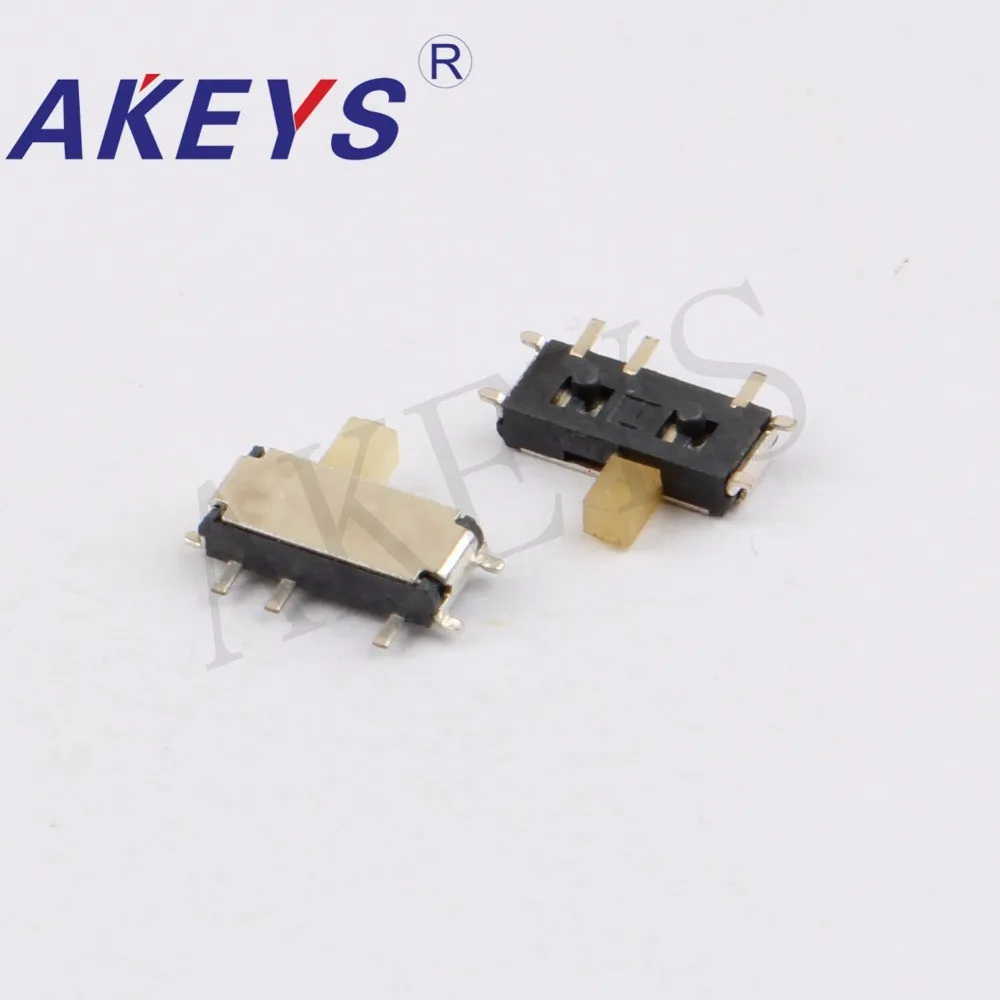 20 шт MSK 12C01 07 MINI 1P2T Слайдер переключатель SPDT 7 Ручка булавка high 2 5 мм SMD SMT mini
