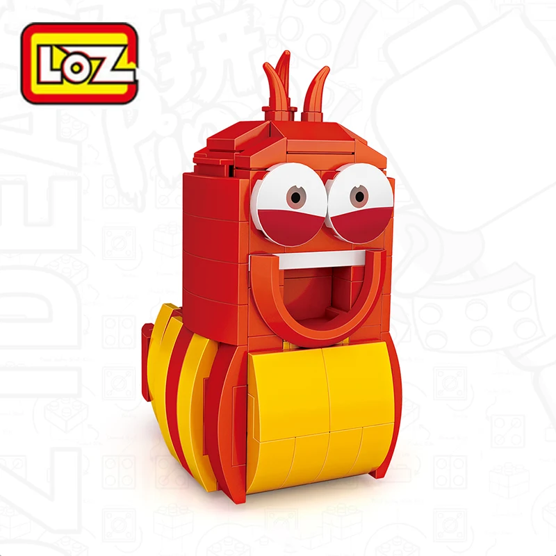 LOZ мини блоки головок Пластик подарок игрушка ABS мультфильм животных Лев Diy Buiding