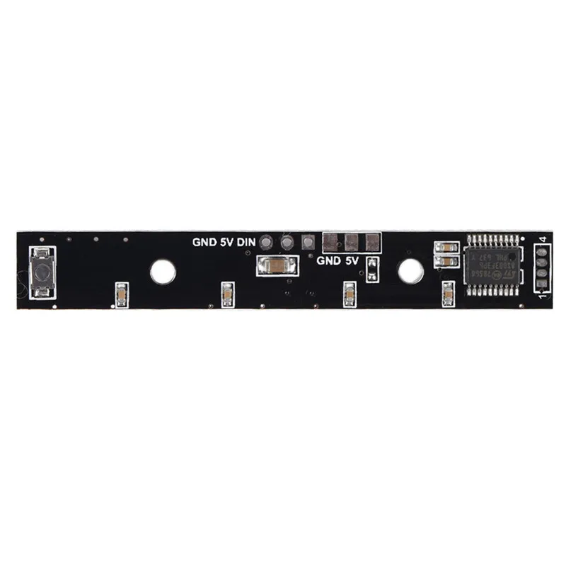 Matek красный зелёный Синий Светодиодная плата WS2812B w/MCU задсветильник с двумя