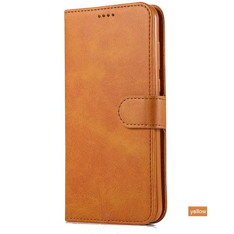 yellow Чехол-бумажник с откидной крышкой для Xiaomi Redmi Note 5, роскошный кожаный чехол-книжка для телефона Xiaomi Redmi Note 5 Pro, чехол для Redmi Note 5, сумка - Цвет: yellow