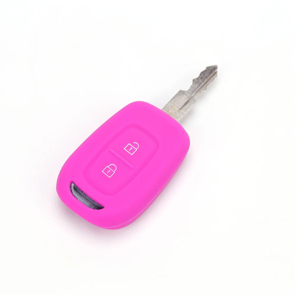 Силиконовый резиновый автомобильный чехол для ключей Renault Duster Megane 2 Clio Kwid Trafic DACIA