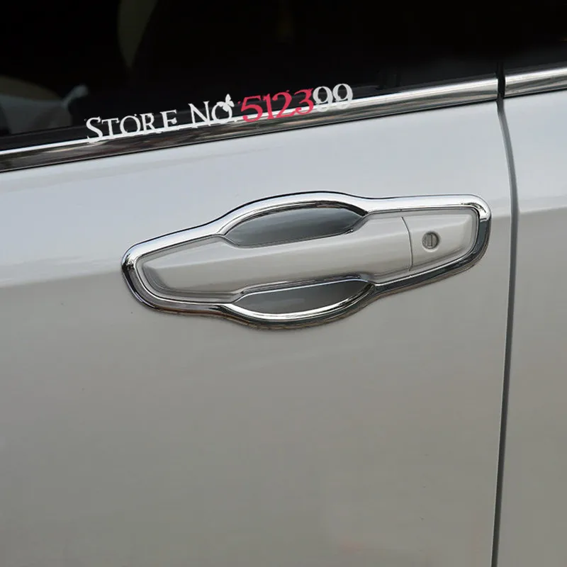 8* ABS Chrome Exterior Door Side Handel Bowl Decorative Cover Trim for Honda CRV CR-V 2017 2018 Car accessories | Автомобили и
