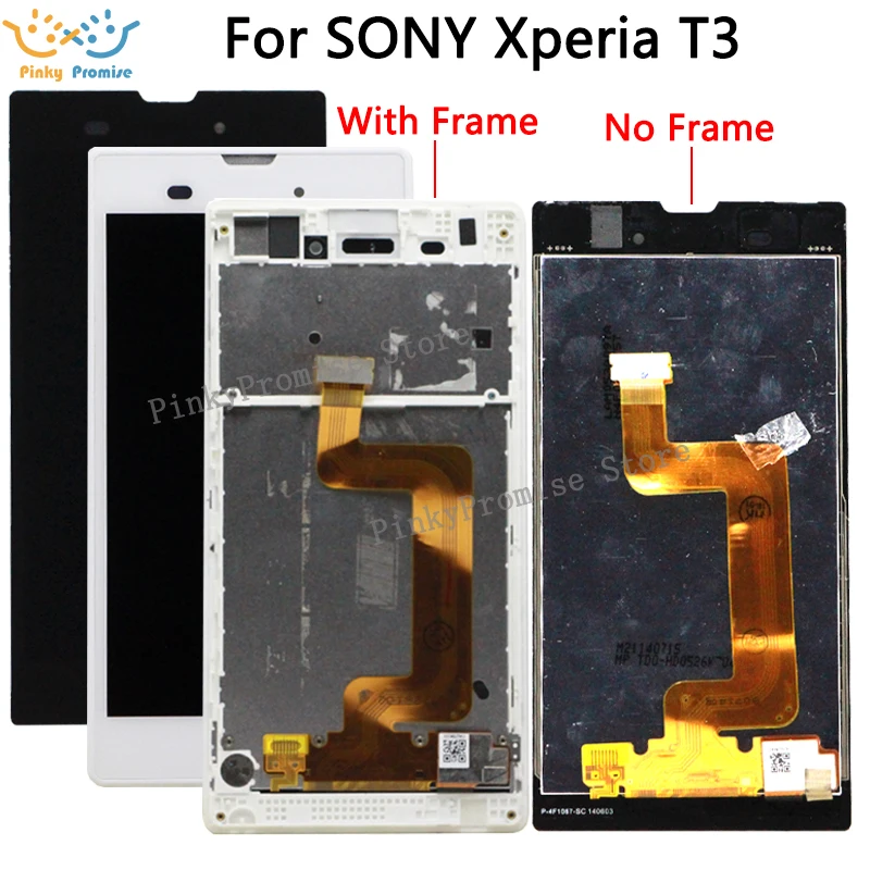 ЖК дисплей 5 3 дюйма для SONY Xperia T3 сенсорный экран M50W D5103 дигитайзер Sony