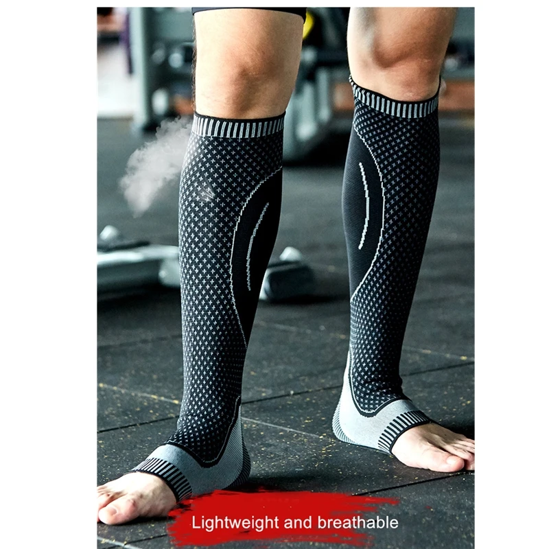 1 пара спортивных компрессионных носков ортопедические поддерживающие гольфы