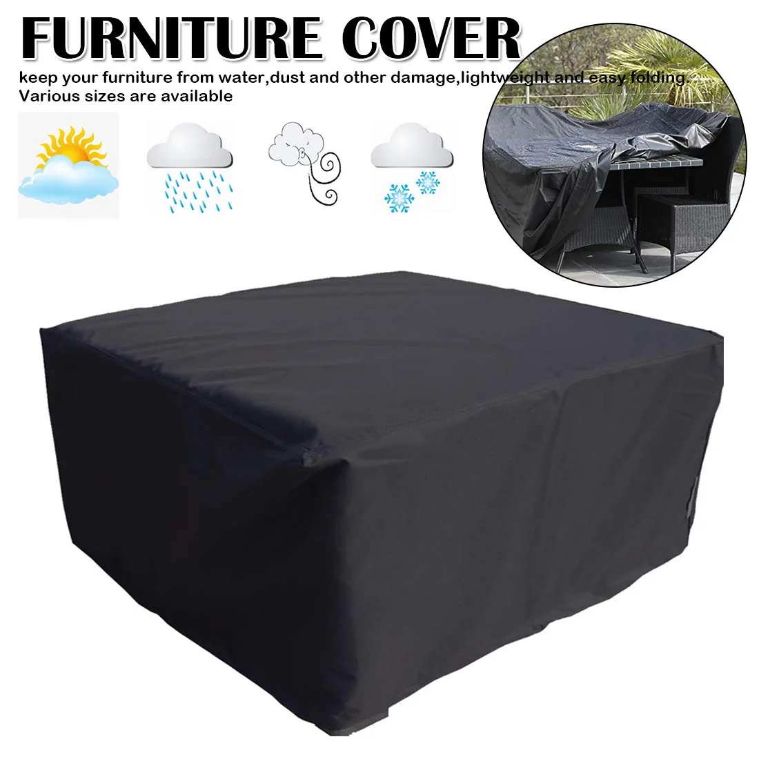 Пылезащитный чехол для ротанга стол куб стул диван водонепроницаемый дождь сад