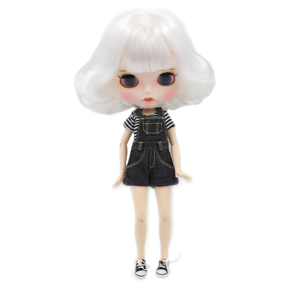 Кукла Blyth от ICY DBS белое тело для суставов Боб волосы новое матовое лицо с бровями