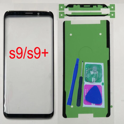 Оригинальная передняя внешняя стеклянная панель для Samsung Galaxy S9 G960 G960F сменный