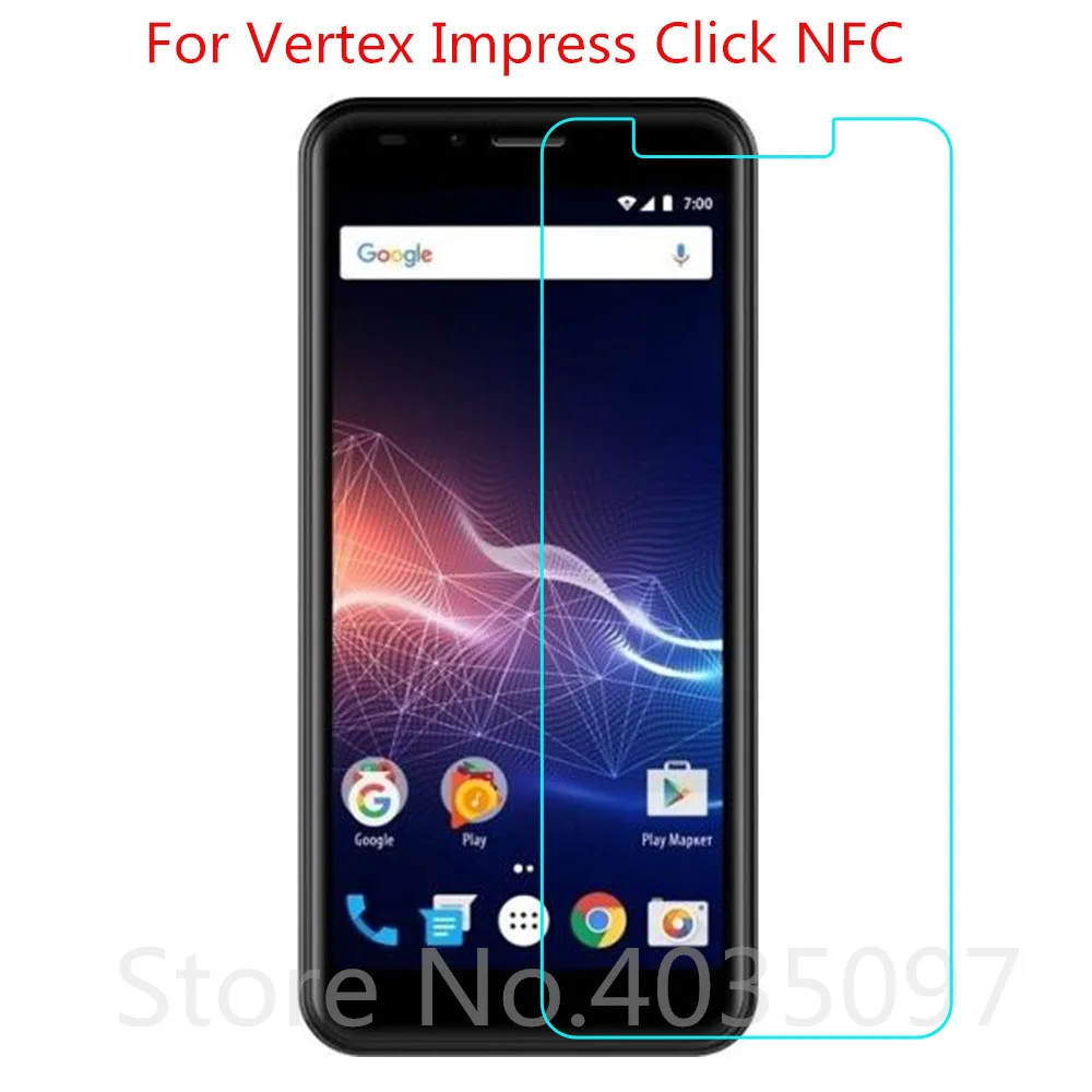 Закаленное стекло для Vertex Impress Click NFC на телефон защитная пленка стекло|Защитные