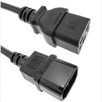 power cable iec32 computer cable power cord server pduups power cable c14 to c19 male 16a250v power supply cord 3x1 5mm
