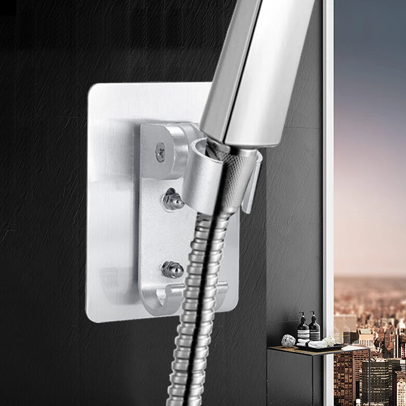 Держатель для душа экономичный Алюминиевый крючки с настенным креплением Ванная