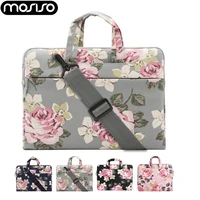 mosiso loptop 11 13 3 14 15 6 inch canvas zipper shoulder bag for macbook air pro 13 15dellasusacerhp notebook accessories