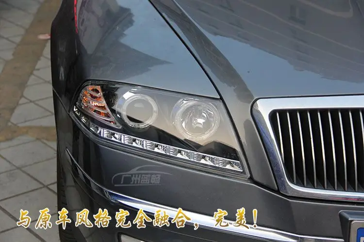 Fett светильник s для VW Skoda Octavia ангельские глазки светодиодный головной Передний