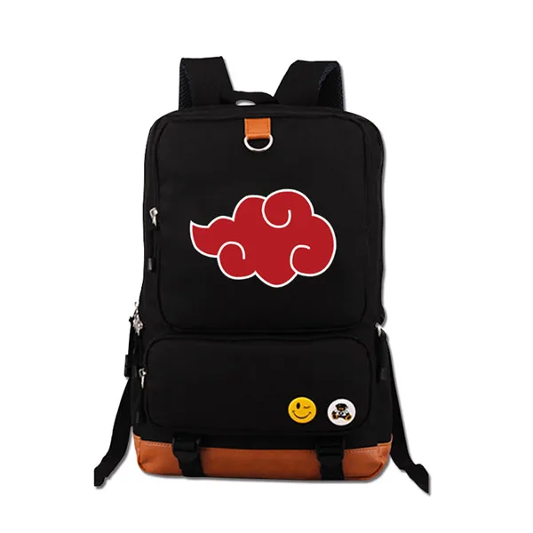 Высокое качество аниме Наруто Uzumaki Печать Холст Mochila Feminina дорожная военная сумка школьные сумки для подростков рюкзак для ноутбука - Цвет: 16
