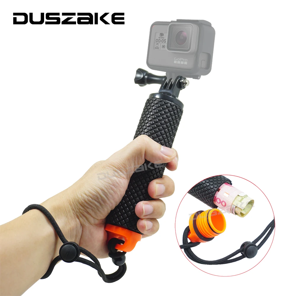 DUSZAKE плавающий ручной поплавок для Gopro Hero 6 5 4 Yi 4K аксессуары ручка Pole Slefie Stick экшн