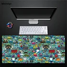 Коврик для мыши Mairuige с принтом голубой крысы, персональный настольный коврик для мыши с закругленными краями, утолщенный, не выцветающий, игровой коврик для мыши