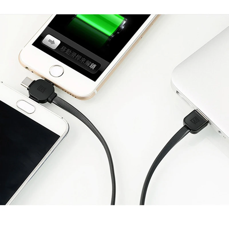 REMAX 3 в 1 TPE usb кабель type C кабель для Micro USB для xiaomi Быстрая зарядка передачи данных зарядное устройство 8pin кабель для iphone 6 7 8