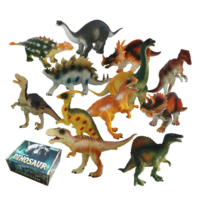 Ассорти 12 шт. мир Юрского периода модели динозавров Детская Игрушечные лошадки