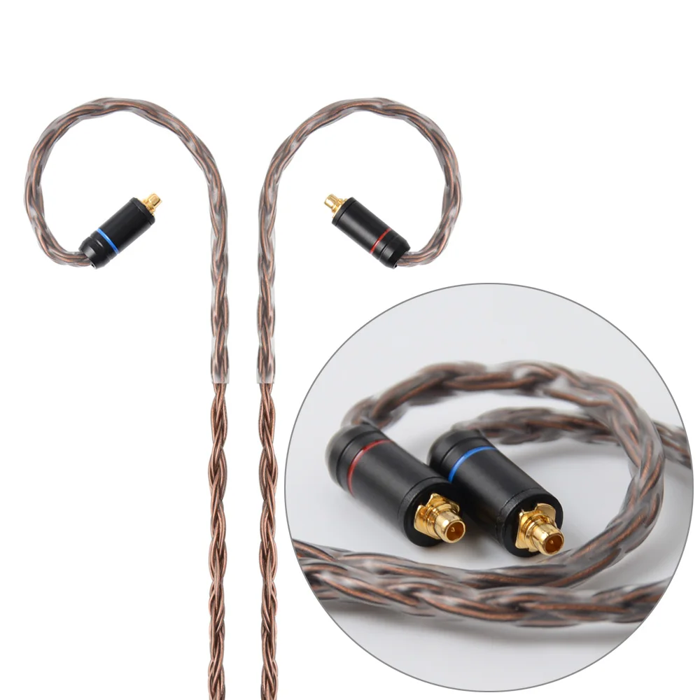 NiceHCK 16 Core чистая медь HIFI обновленный кабель 3 5/2 5/4 4 мм разъем MMCX/2Pin для KZZSN/AS06/ZS10