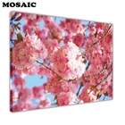 Алмазная вышивка с изображением розового цветущего вишневого дерева стразы, Алмазная мозаика для вышивки, набор для алмазной живописи 5D