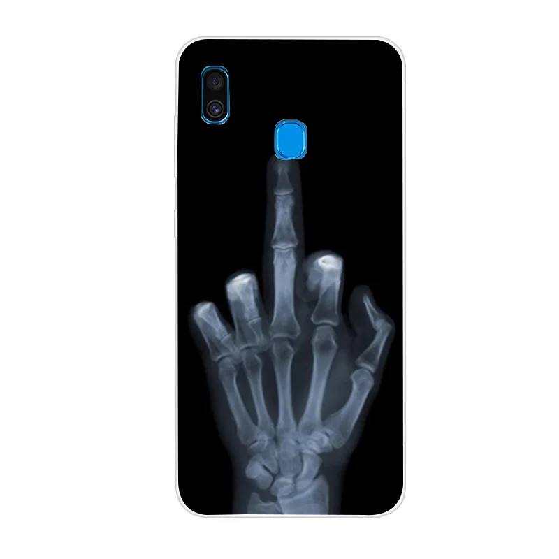 For Samsung A30 Case A20 Painted Soft TPU Clear Bumper Coque Galaxy A 30 20 Cases Silicone Phone Back Cover 2019 |