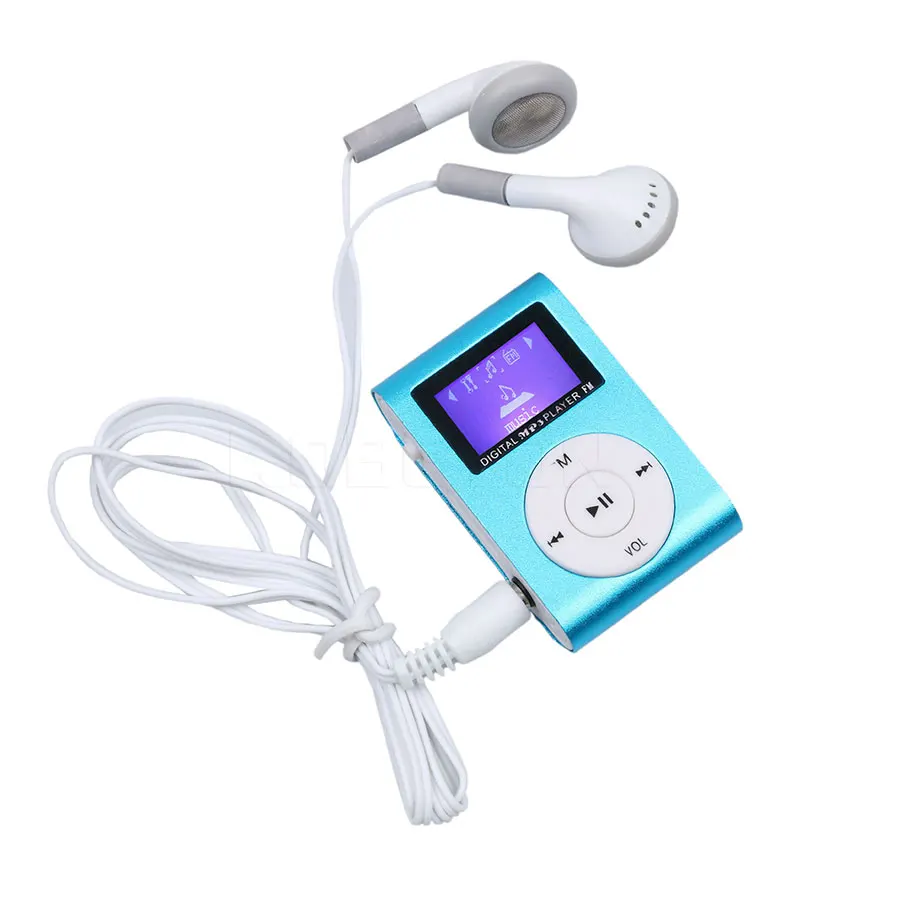 Новый мини USB MP3 плеер с клипсой ЖК экран поддержка 32 ГБ Micro SD TF карты цифровые mp3