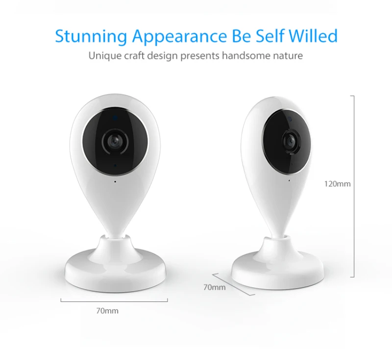Смарт мини аудио видео Камара CCTV Wifi 720P Домашняя безопасность ip-камера Беспроводная няня ночное видение ИК Mi Cam детский монитор