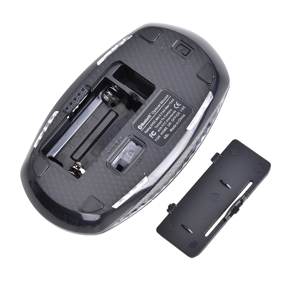 Memteq Беспроводной Мышь эргономичный светодиодный мини Bluetooth оптический Мыши