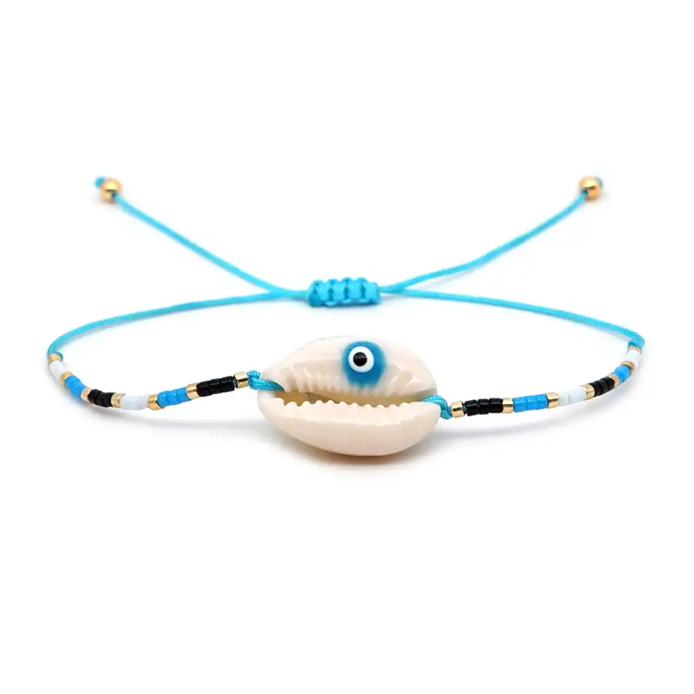 Go2boho браслет от сглаза браслет MIYUKI ювелирные изделия для женщин Pulseras Mujer Perles Мода Bileklik ручной работы Летний пляж - Окраска металла: MI-B190130I