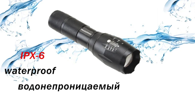 Самый мощный T6 L2 XP-L светодиодный вспышка светильник Перезаряжаемые Масштабируемые Linternas фонарь Водонепроницаемый лампы 1*18650 или 3* AAA ручной светильник