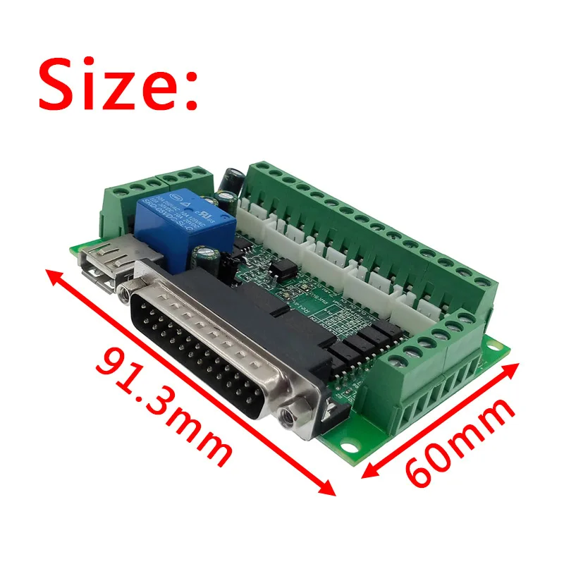 Плата драйвера с ЧПУ USB MACH3 100 кГц коммутационная плата 5 осевой интерфейс драйвер motion контроллер