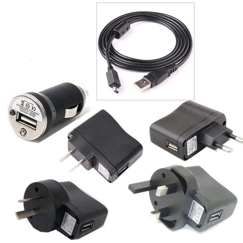 USB-адаптер переменного/постоянного тока для камеры настенное зарядное