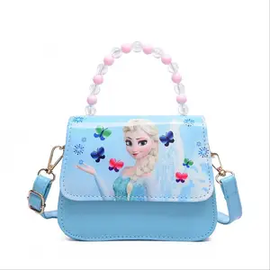 Лидер продаж, Детская сумка с мультяшным рисунком принцессы, милая детская сумка на плечо, сумки на плечо для девочек с изображением Снежной Королевы