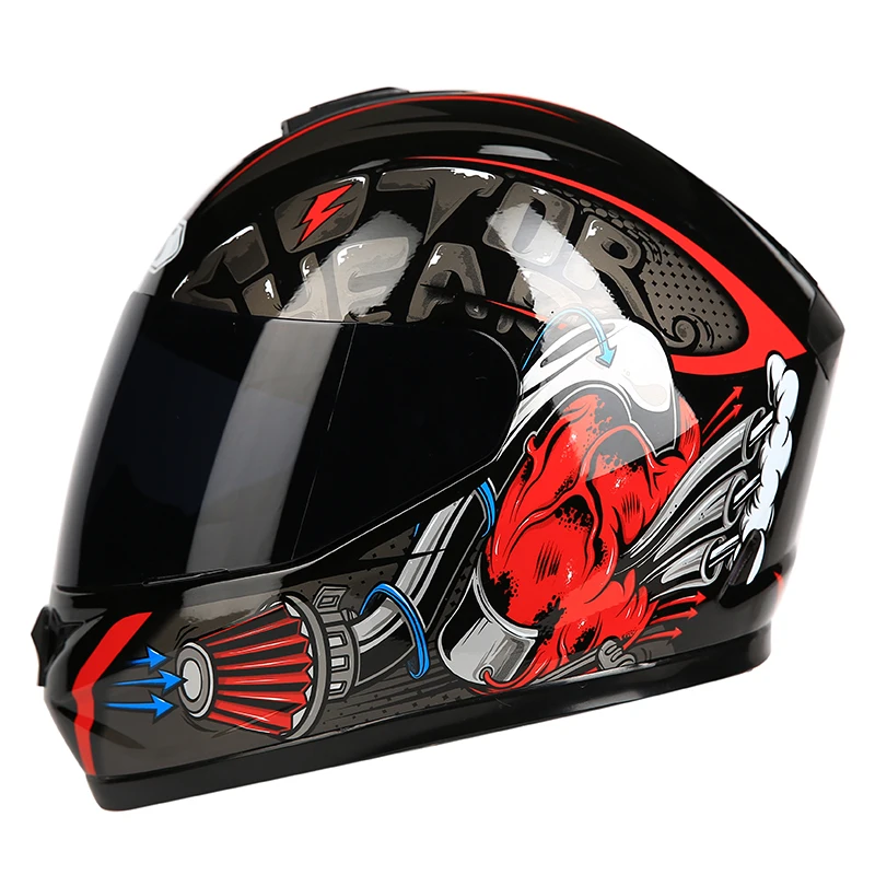 Крутой шлем, фирменный мотоциклетный шлем, Полнолицевые шлемы, Moto Capacete Casco, мотоциклетный шлем, мотоциклетный шлем - Цвет: a2