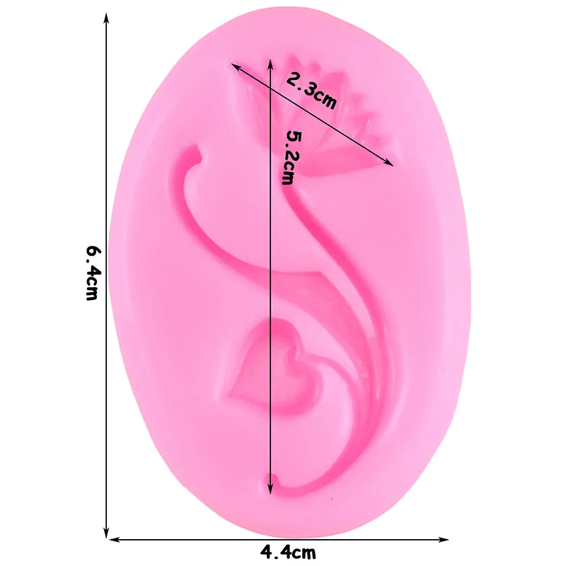 Силиконовая рельефная форма цветок лотоса для торта сделай сам украшения конфет