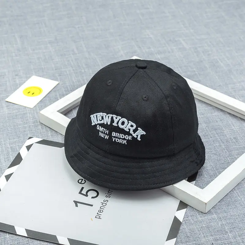 Bnaturalwell New Cotton Baby Summer Hat Children Panama Kids Letter Cap Sun Bucket Hats Flat For Girl Boy H008 | Детская одежда и