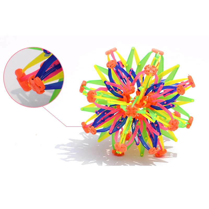 MYHOESWD Funny Flexible Ball Toys for Kids Football Outdoor Toy Balls Plastic Deformation Toys Boys Novelty Toy for Children image 3