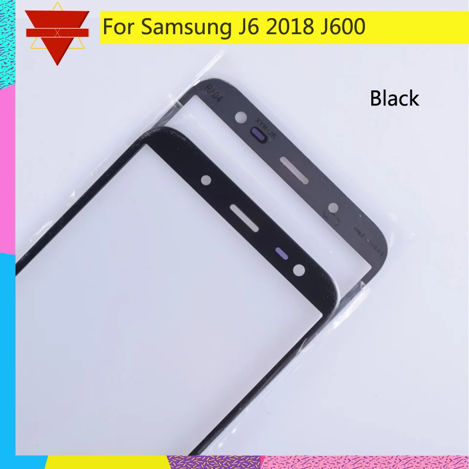 10 шт./лот для Samsung Galaxy J6 2018 J600 J600F сенсорный экран внешнее стекло тачскрин объектив