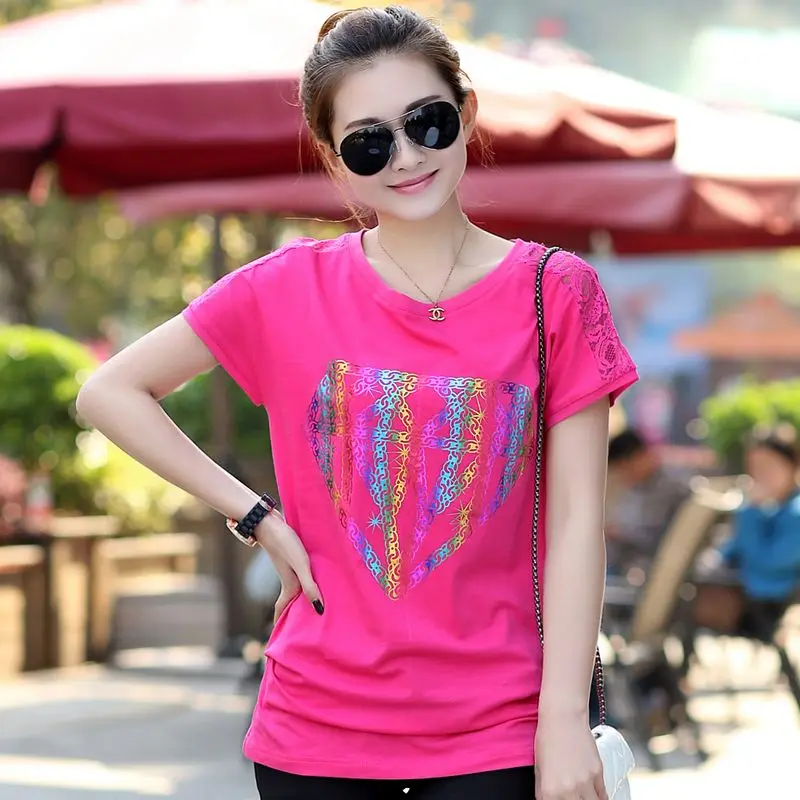Женская летняя хлопковая футболка с коротким рукавом летучая мышь|t-shirt basic|basic