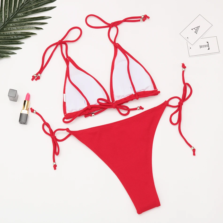 

2020 Sexy Bikinis Women Bikini Set Push Up Swimsuit String Swimwear Brazilian Biquini Thong Bathing Suit Swimming Suit For Women