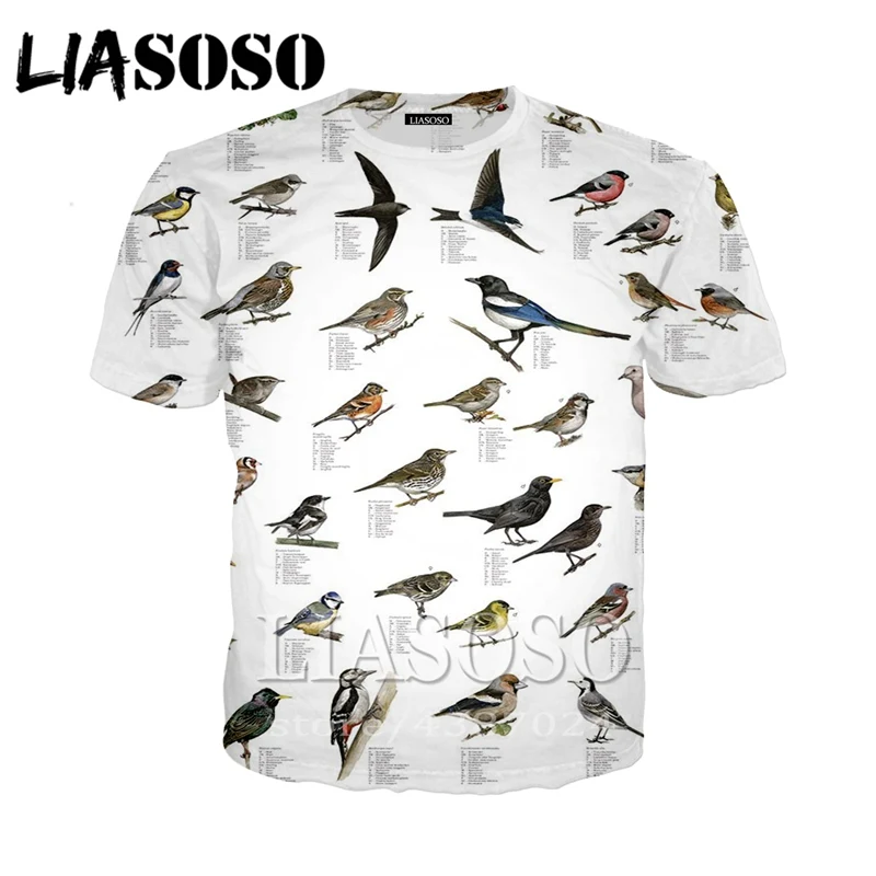 LIASOSO Женская футболка s Уличная одежда с мотивами из аниме хип хоп homme Животное