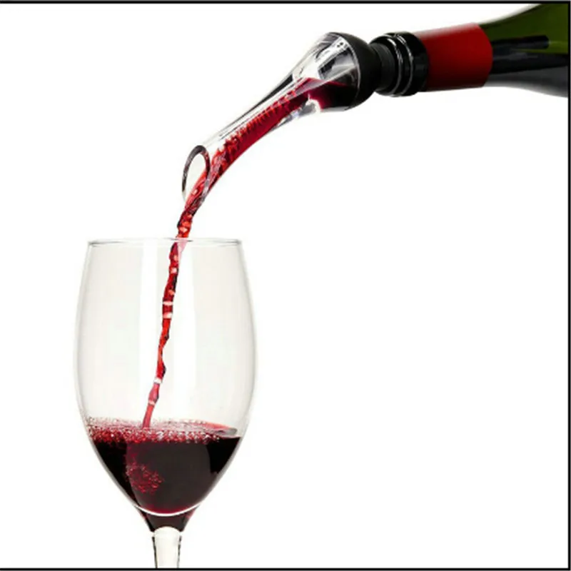 New Arrive Mini Transparent Acrylic Travel Bar Red Wine Aerator Decanter Pourer Essential Set Quick Aerating High Quality | Дом и сад