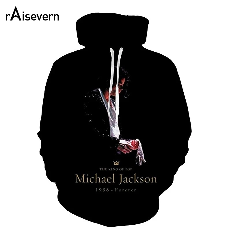Новый навсегда MJ Майкл Джексон Дизайн 3D с капюшоном для мужчин и женщин Модная