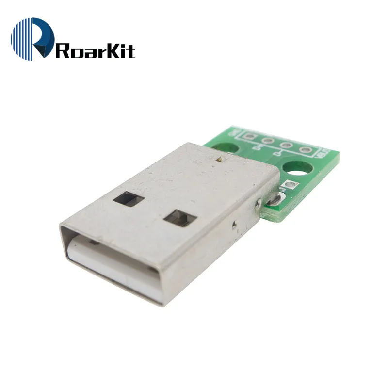 10 шт./лот USB 04 штекерные разъемы DIP адаптер пластина преобразователь 4 Pin для 2 54 мм