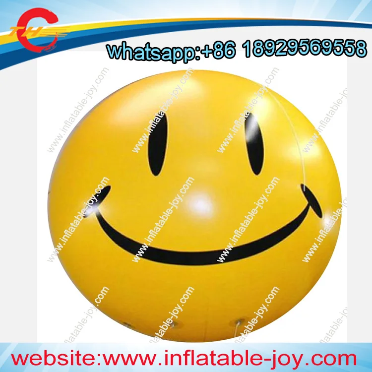 Бесплатная доставка воздуха Большой смайлик ПВХ подвесное украшение надувной