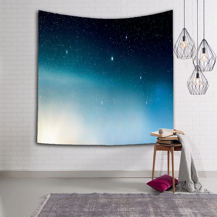 Настенный Galaxy гобелен, ковер большой 150*200 см настенный Galaxy гобелен бросок Йога пляжный коврик плед с рисунком мандалы гобелен в стиле бохо - Цвет: P