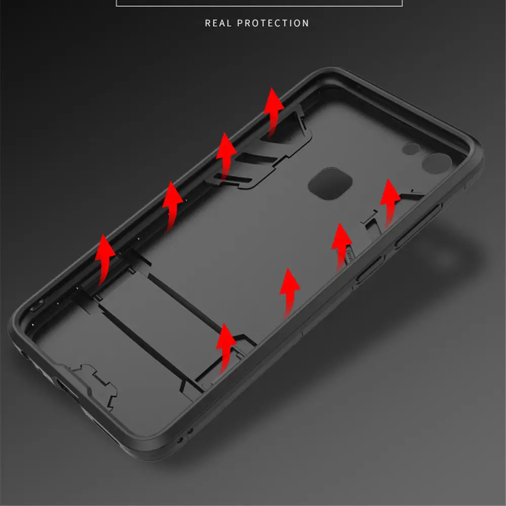 Чехол для Xiaomi Mi 5X A1 резиновый армированный чехол телефона с роботом Жесткий |