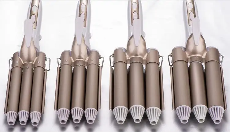 Hot sales in the first three cone rod curlers does not hurt tube of curling hair curler H - 20 22 water ripple spl | Красота и